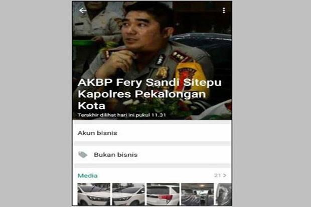 Nama Kapolres Pekalongan Kota Dicatut untuk Tipu-Tipu