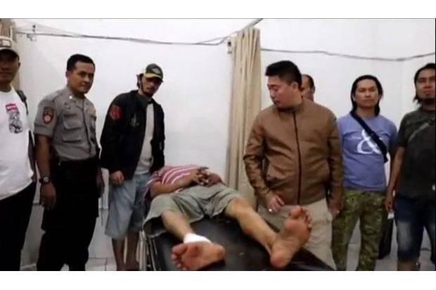 Begal Sadis Ditembak Tim Tekab di Jalan Lintas Barat Lampung