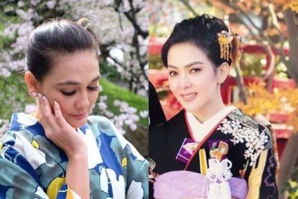 10 Potret Anggun & Bersahaja Seleb Indonesia Saat Pakai Kimono