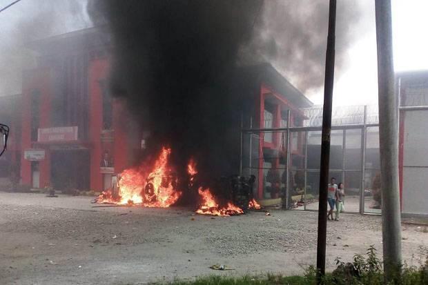 Lapas Narkotika Langkat Diduga Dibakar Sejumlah Napi Melarikan Diri