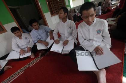 Ramadhan, Puluhan Siswa SLB-A Pembina Lebak Bulus Ikuti Pesantren Kilat