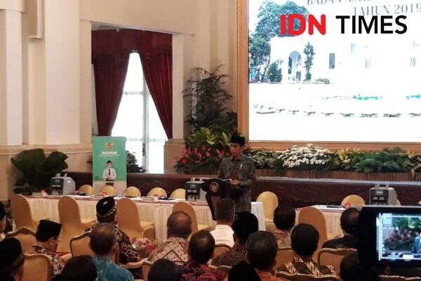 Jokowi Bayar Zakat Profesi Rp55 Juta ke Baznas