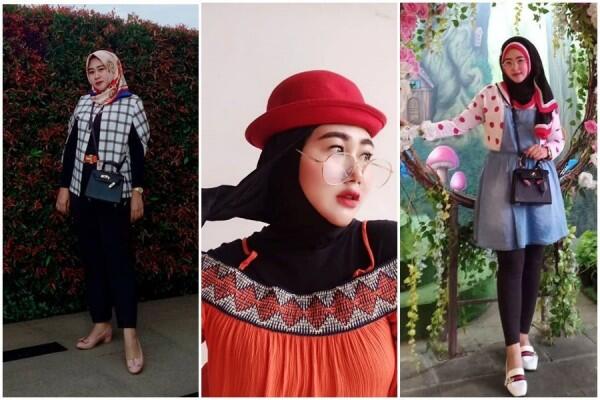8 Ide OOTD Hijab ala Shelvie Hana Wijaya, Istri Daus Mini yang Stylish