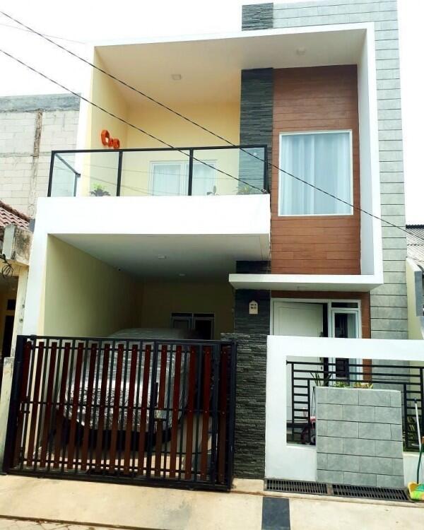 Inspirasi Rumah Eklektik di Lahan Seluas 75m, Ada Saung di Rooftop!