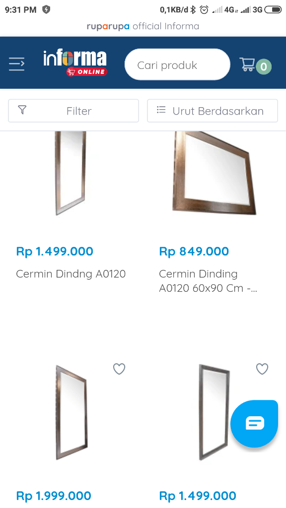 DIY Membuat cermin rias mewah dengan budget rendah