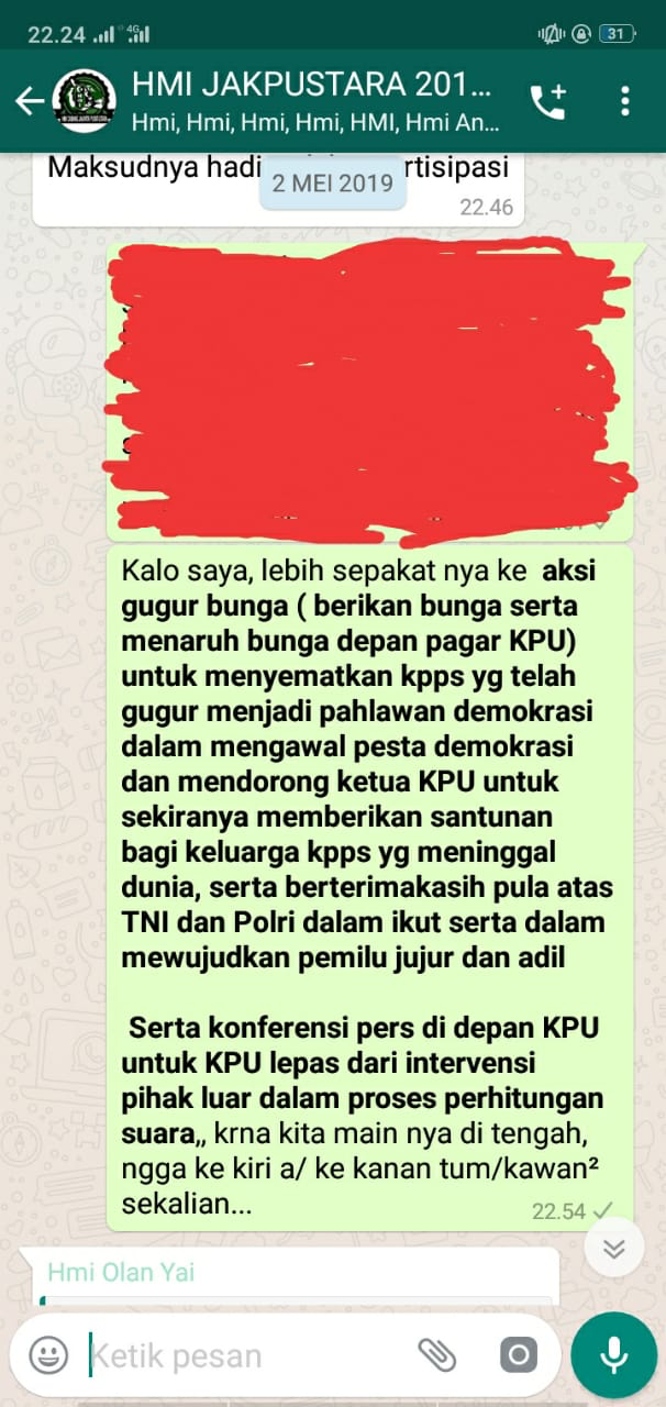 PJ ketum PB HMI Hasil Sulap ,Bermental Plagiator