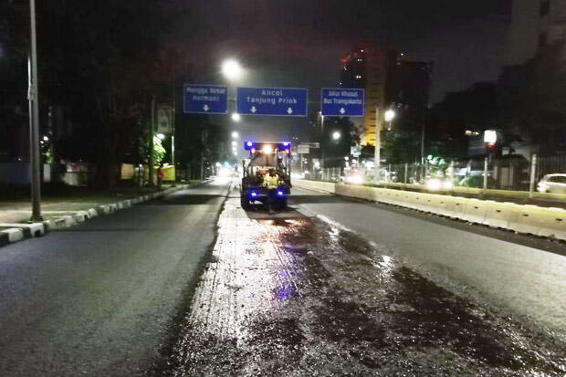 Dinas Bina Marga DKI Kebut Perbaikan Jalan Rusak di Gunung Sahari