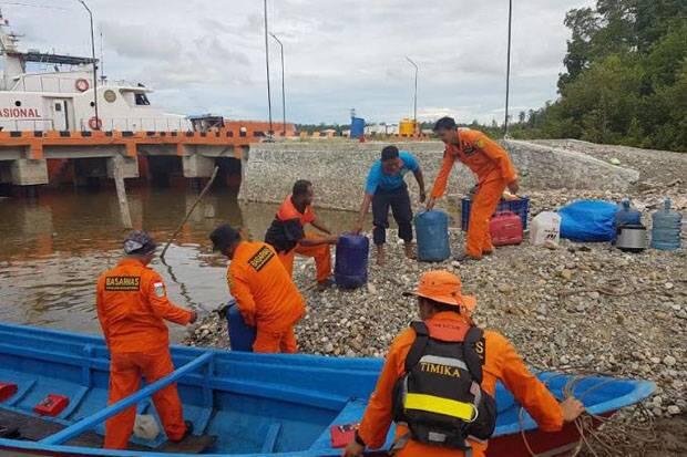 SAR Timika Cari 10 orang di Perairan Muara Agimuga Dua
