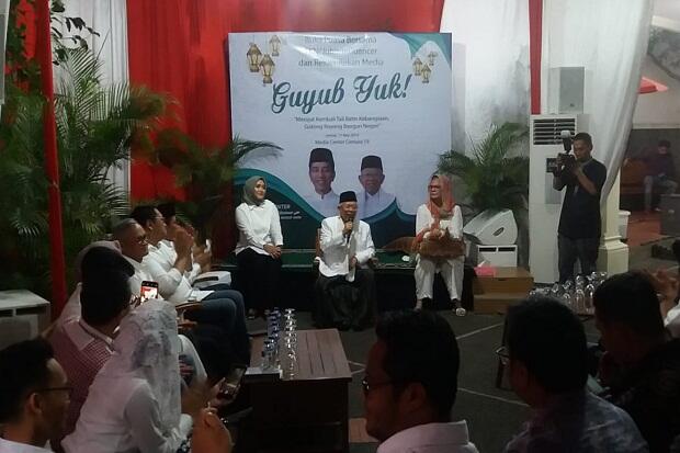 Hadiri Bukber TKN, Ma'ruf Amin: Harapannya Semua Kondusif