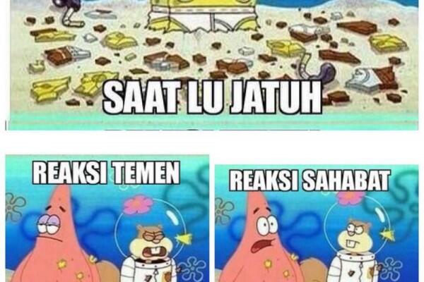 10 Meme Lucu SpongeBob Ini Bikin Ketawa Sambil Tepuk Jidat