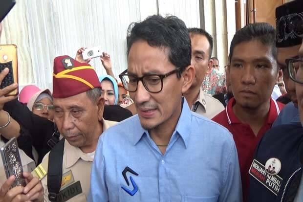 Unggul 61%, Sandiaga Uno Sentil Kepala Daerah di Riau