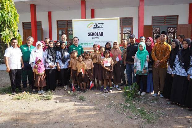 Jayaboard Gandeng ACT, Restorasi Gedung Sekolah di Lombok