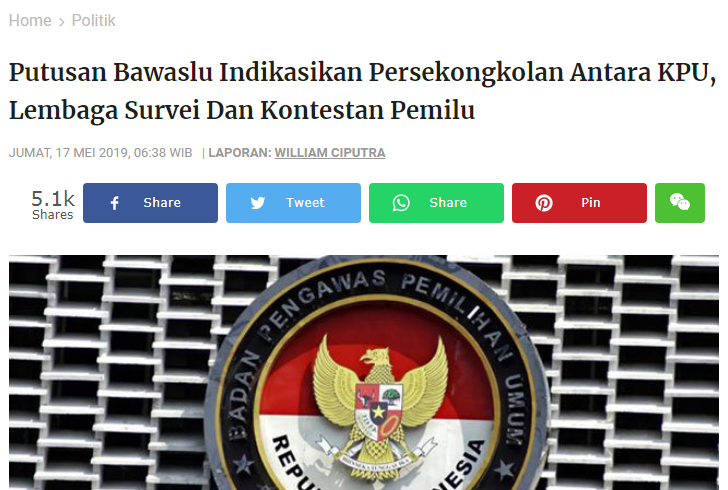Relawan Jokowi Tutup Sayembara Kecurangan Pemilu Rp100 Miliar