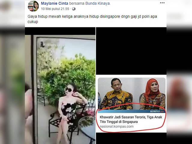 Anak Tito Jadi Korban Hoax