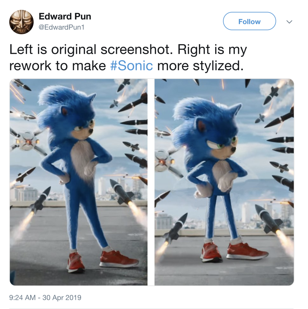 Duh! Penampilan SONIC &quot;DIBULLY&quot; Netizen, Gambar Buatan PEWDIEPIE Ditawar TINGGI!