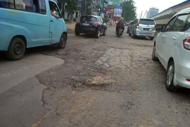 Jalan Rusak di Jalur Mudik Kota Bekasi Masih Tersisa 17,4 Km