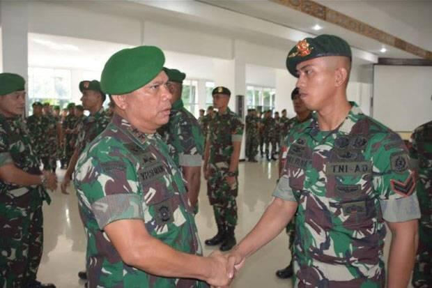 Ini 10 Prajurit Raider dan Korem yang Peroleh Kenaikan Pangkat Luar Biasa