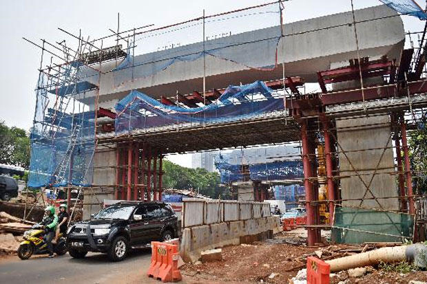 Kereta Ringan Ditarget Beroperasi April 2021