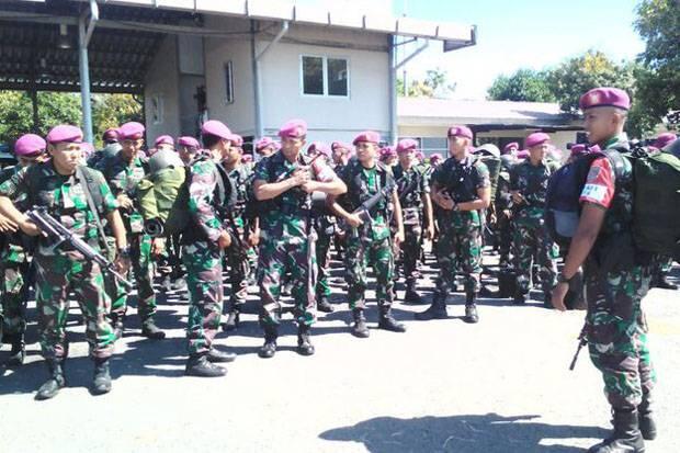 Siaga Satu, 1.500 Pasukan Marinir Bersenjata Lengkap Diterbangkan ke Jakarta