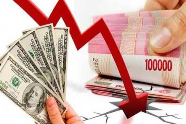 Rupiah Jatuh 25 Poin ke Rp14.480/USD