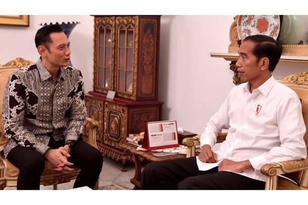 Jokowi Kembali Temui AHY dan Zulkifli Hasan di Istana Merdeka