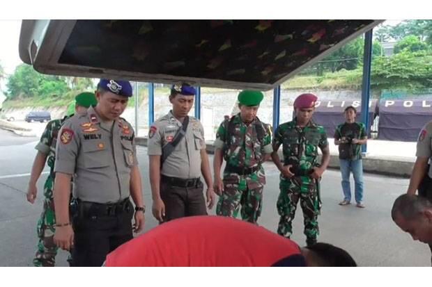 Jelang 22 Mei, Marinir dan Brimob Perketat Sweeping Penumpang di Pelabuhan Bakauheni