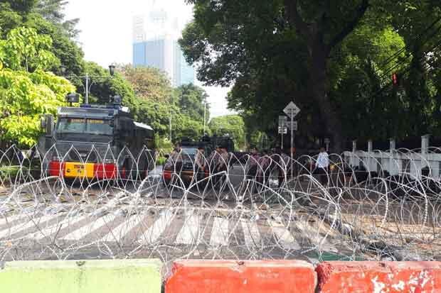 Setelah Tetapkan Hasil Pemilu, Gedung KPU Dijaga Ketat