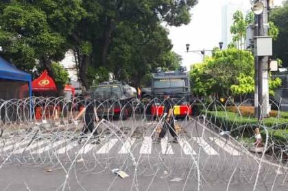 Setelah Tetapkan Hasil Pemilu, Gedung KPU Dijaga Ketat
