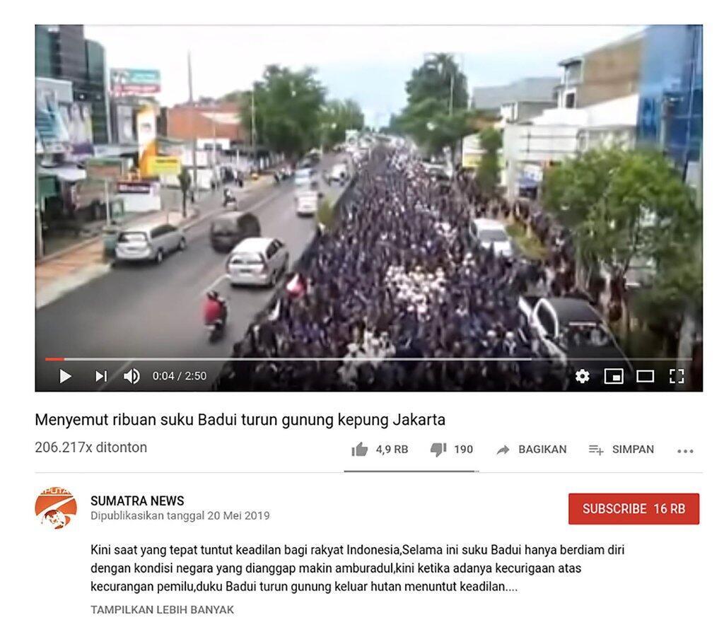 Aksi 22 Mei: Benarkah Warga Baduy Berbondong-bondong Ke Jakarta?