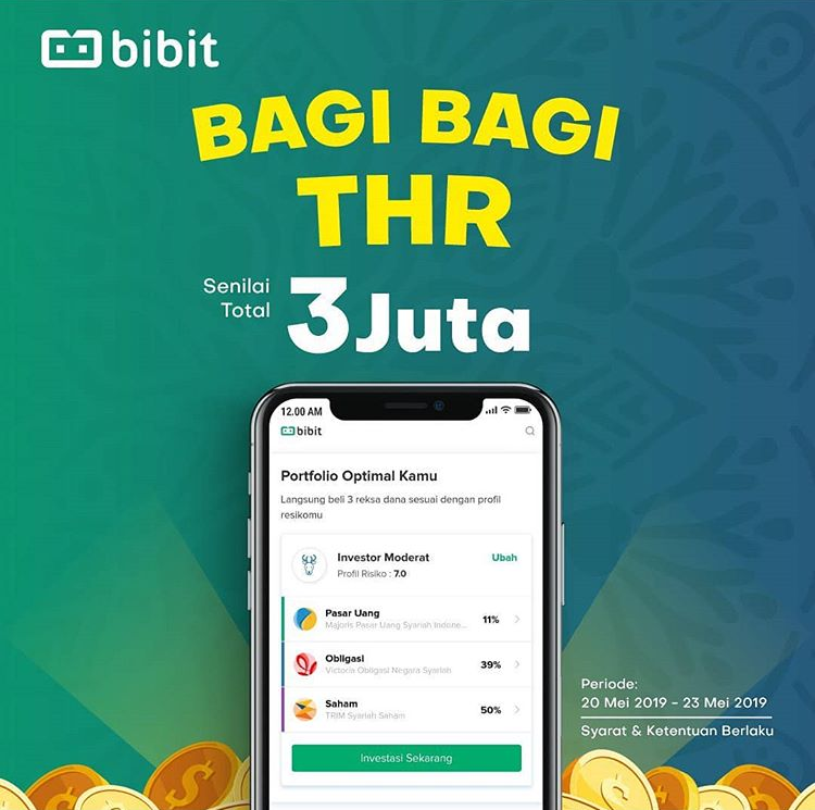 Bibit bagi-bagi THR cuma-cuma, gini gan caranya!