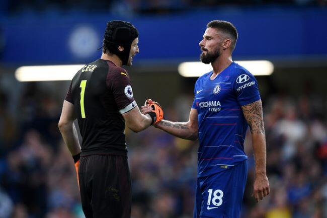 Kisah Petr Cech dan Olivier Giroud Jelang Final Liga Europa 2019