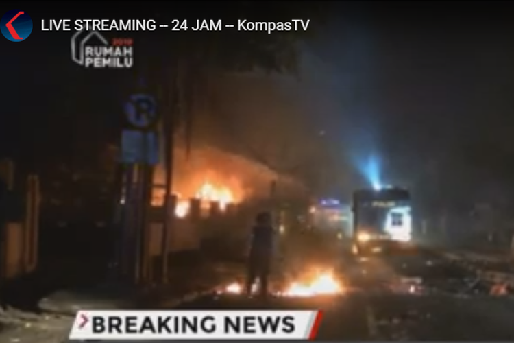 Asrama Brimob Slipi-Petamburan Terbakar