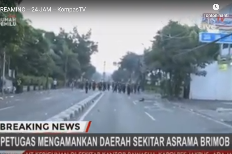 Asrama Brimob Slipi-Petamburan Terbakar