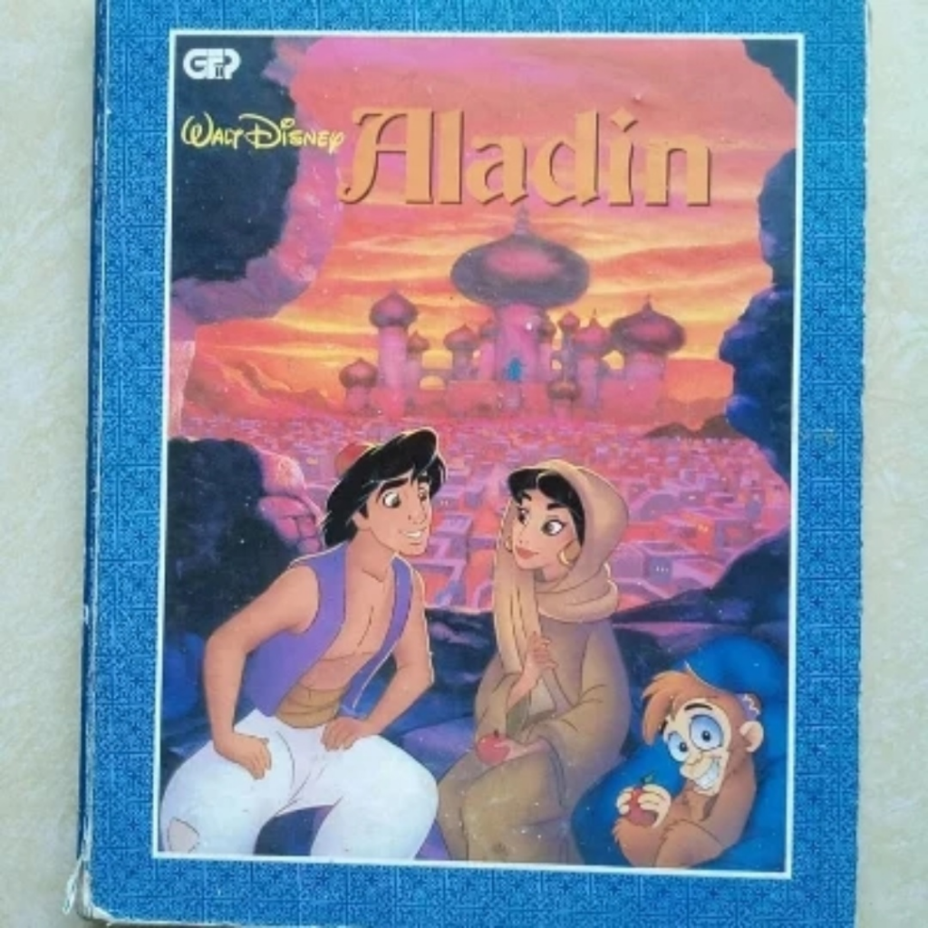 Маси пан. Обложка Aladdin super Famicom.