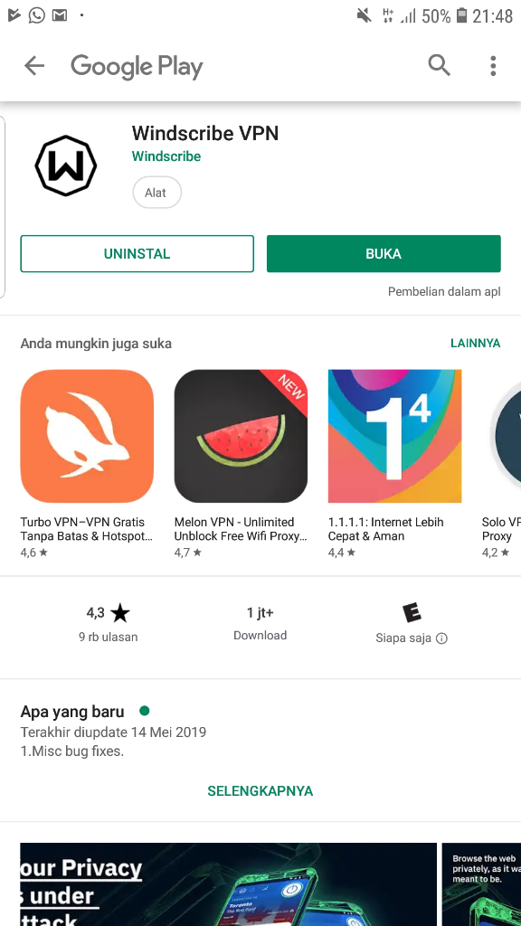 Pertolongan Pertama Pada Sosmed (Vpn)