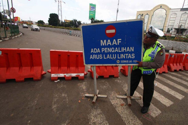 Akses Menuju Istana Negara Ditutup, Ini Rekayasa Lalinnya