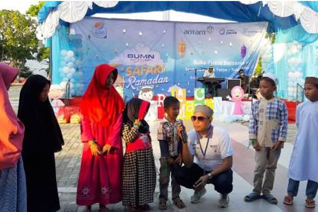 Sinergi Antam dan BUMN Gelar Seribu Santunan dalam 'BUMN Hadir untuk Negeri'