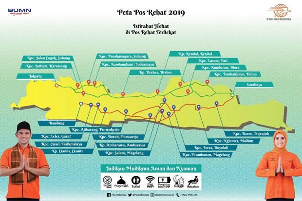 Pos Indonesia Dirikan 20 Titik Pos Rehat untuk Mudik, Ini Lokasinya