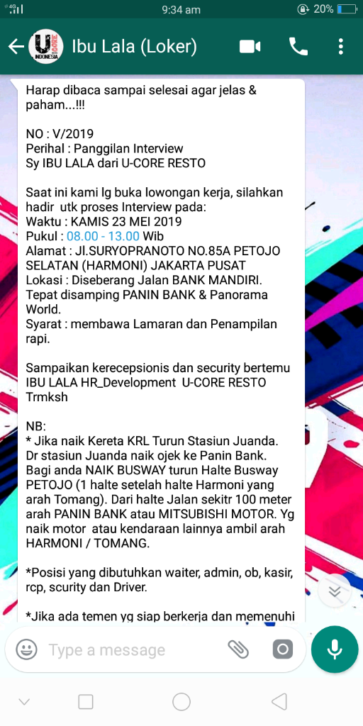 Lowongan Pekerjaan Penipuan Page 2 Kaskus