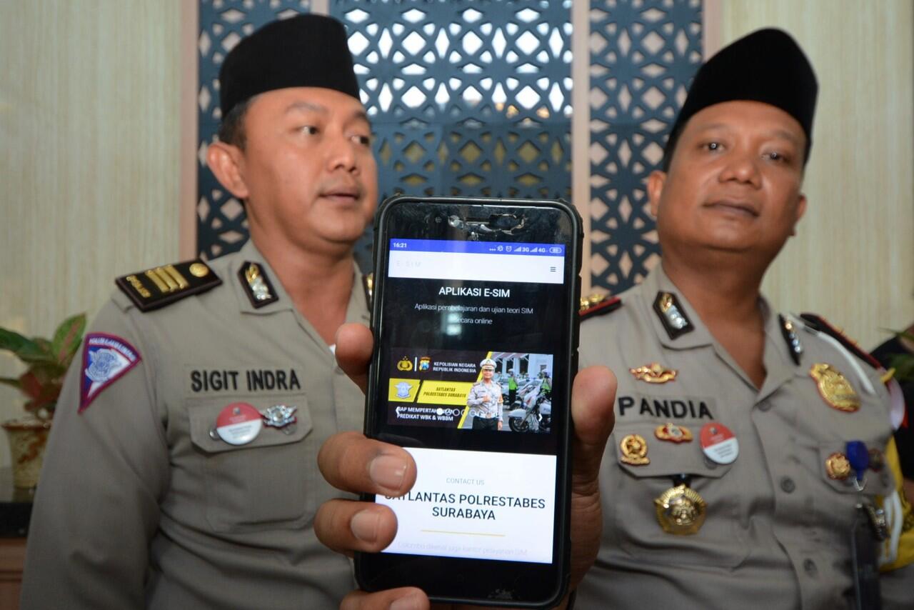 Tingkatkan Layanan, Lantas Surabaya Launching E-SIM