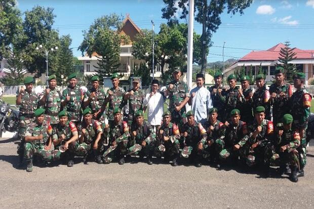 Bantu TNI, Pemkot Bima Serahkan 20 Unit Motor Trail untuk Babinsa