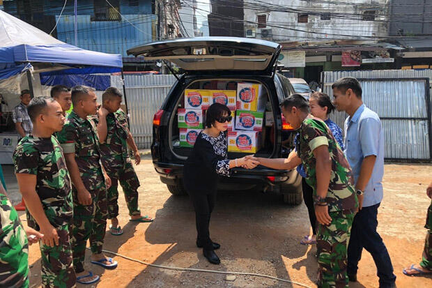 WNI di Jepang Salurkan Bantuan untuk TNI-Polri yang Bertugas Amankan Jakarta