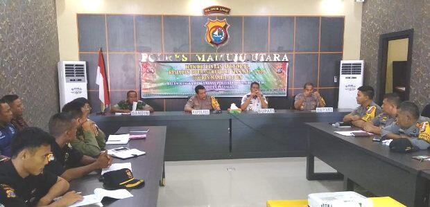 Hadapi Hari Raya Idul Fitri, Polres Mamuju Utara dan Pemkab Pasangkayu Bersinergi