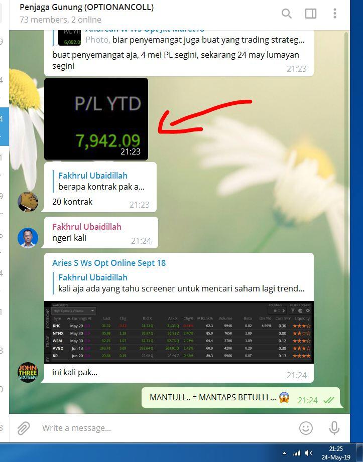 &#91;ONLINE 24 Agustus19&#93; Workshop ONLINE option trading utk di luar Jakarta 