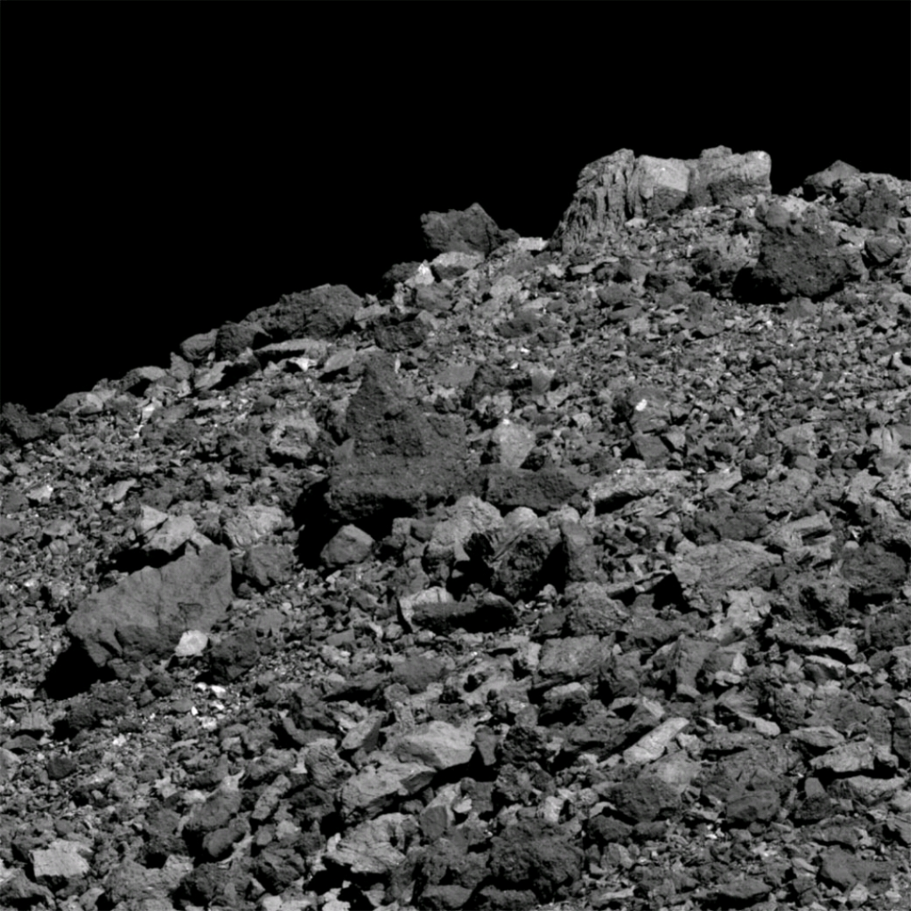 Foto Permukaan Asteroid Bennu