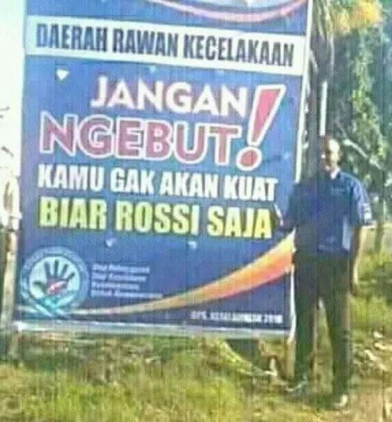 10 Himbauan Unik dari Kepolisian dan Warga di Jalan Raya yang Bikin Ngakak