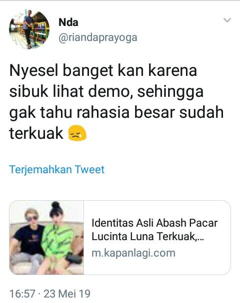 Dibalik Ramai-ramai 22 Mei