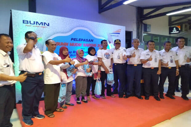 PT KAI Berangkatkan 2.620 Pemudik Gratis, Naik 65% dari Lebaran 2018