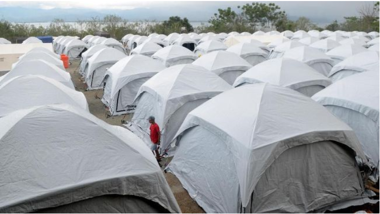 Sebanyak 6.655 Korban Gempa Palu Masih Hidup di Tenda-tenda