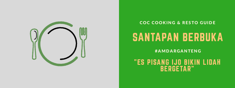 &#91;COCooking2019&#93; Es Pisang Ijo Bikin Lidah Bergetar